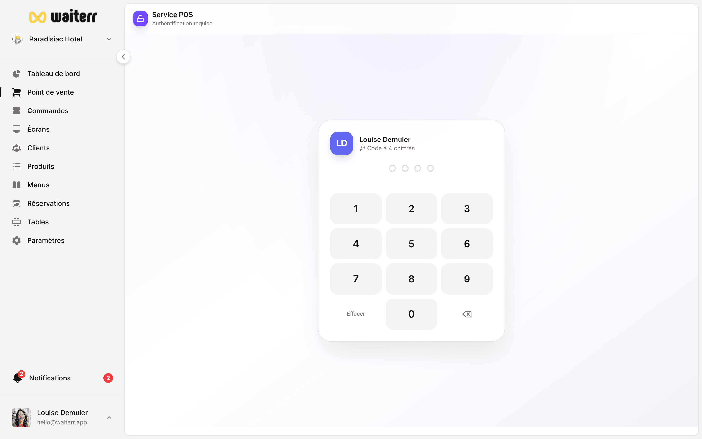 Waiterr Manager — offline sync